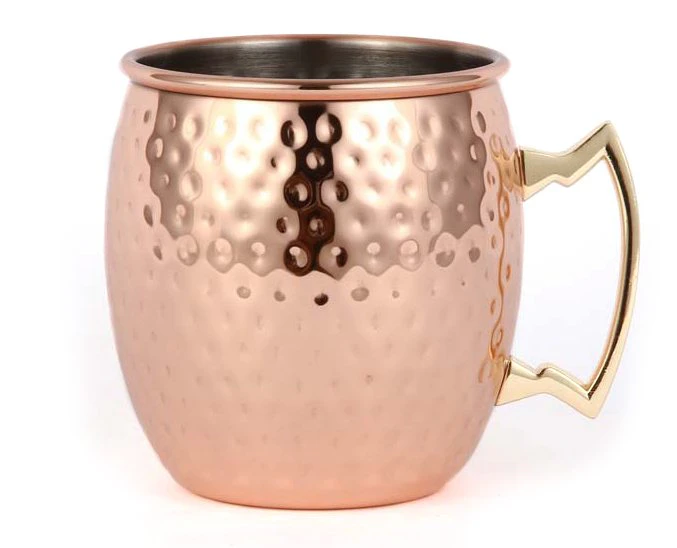 Hammered Moscow Mule Copper Mug