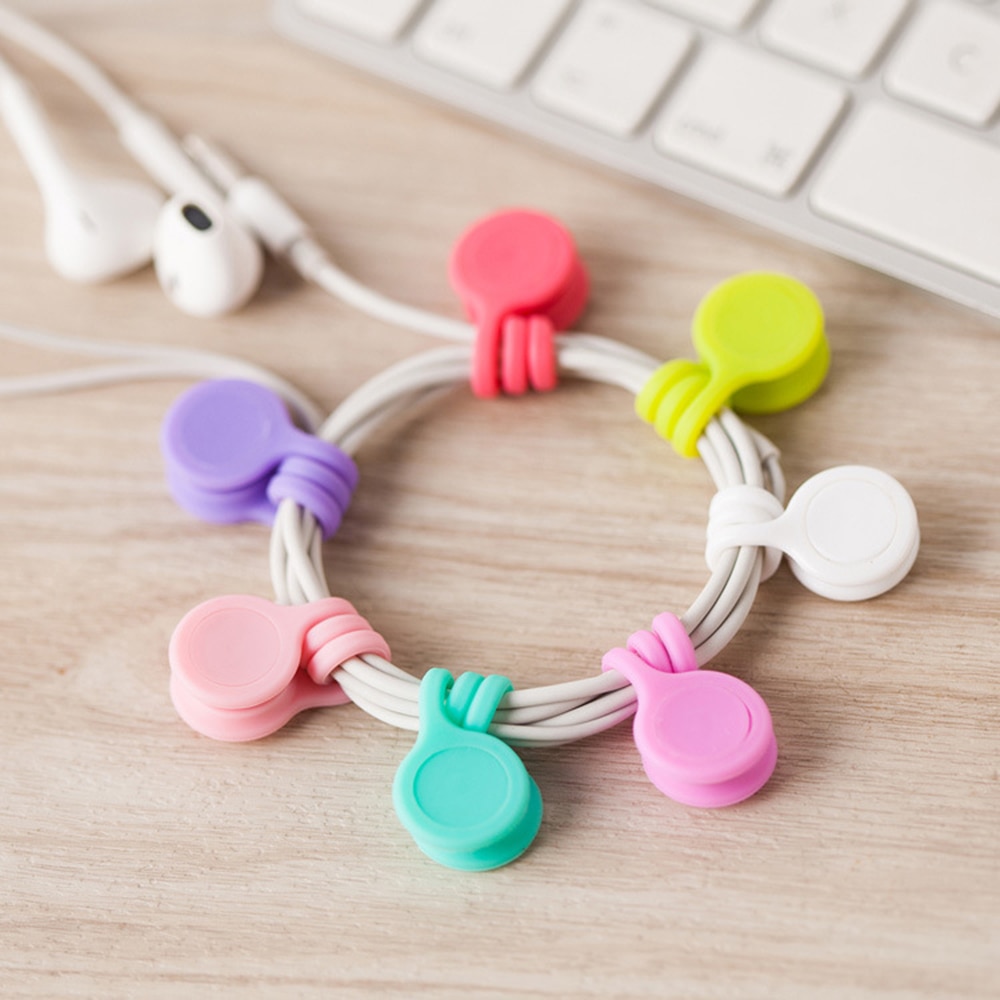Magnetic Silicon Cable Organiser