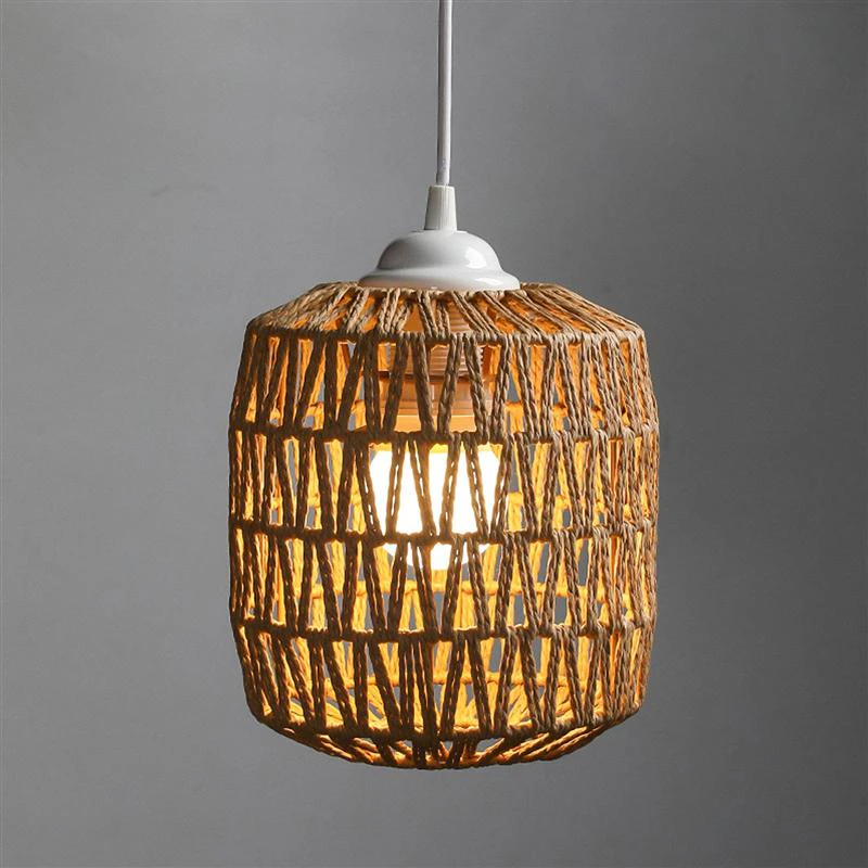 Woven Rattan Lampshade