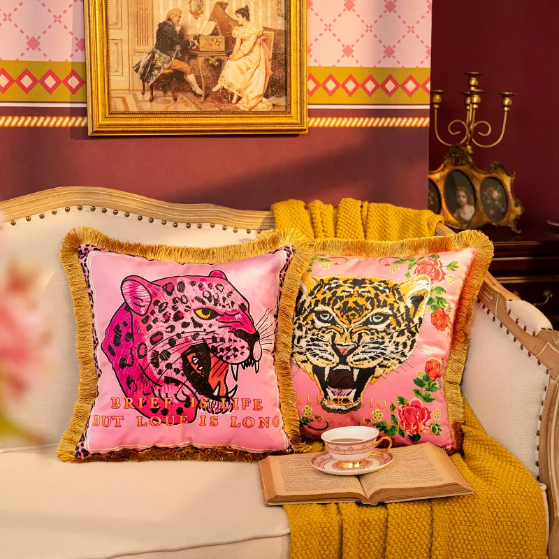 Decorative Leopard Cushion