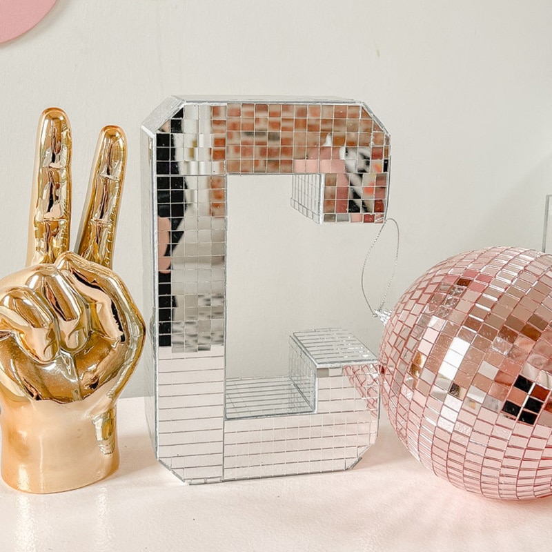 Disco Letter Decor