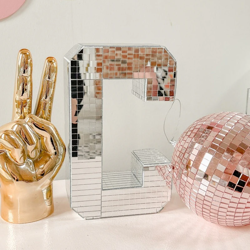 Disco Letter Decor