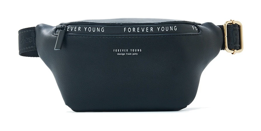 Faux Leather Chic Belt Bag