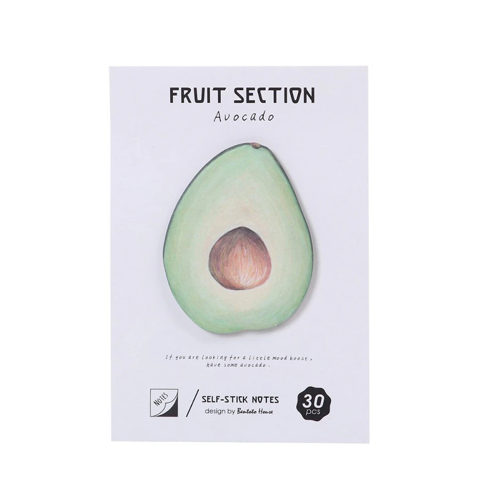 Avocado Post It Note Pack