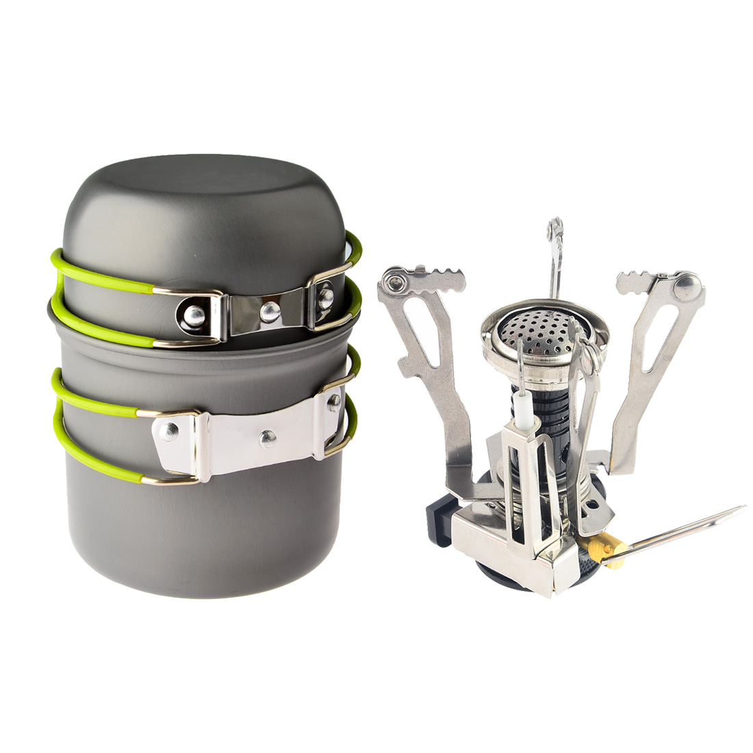 Camping Burner & Pot Set