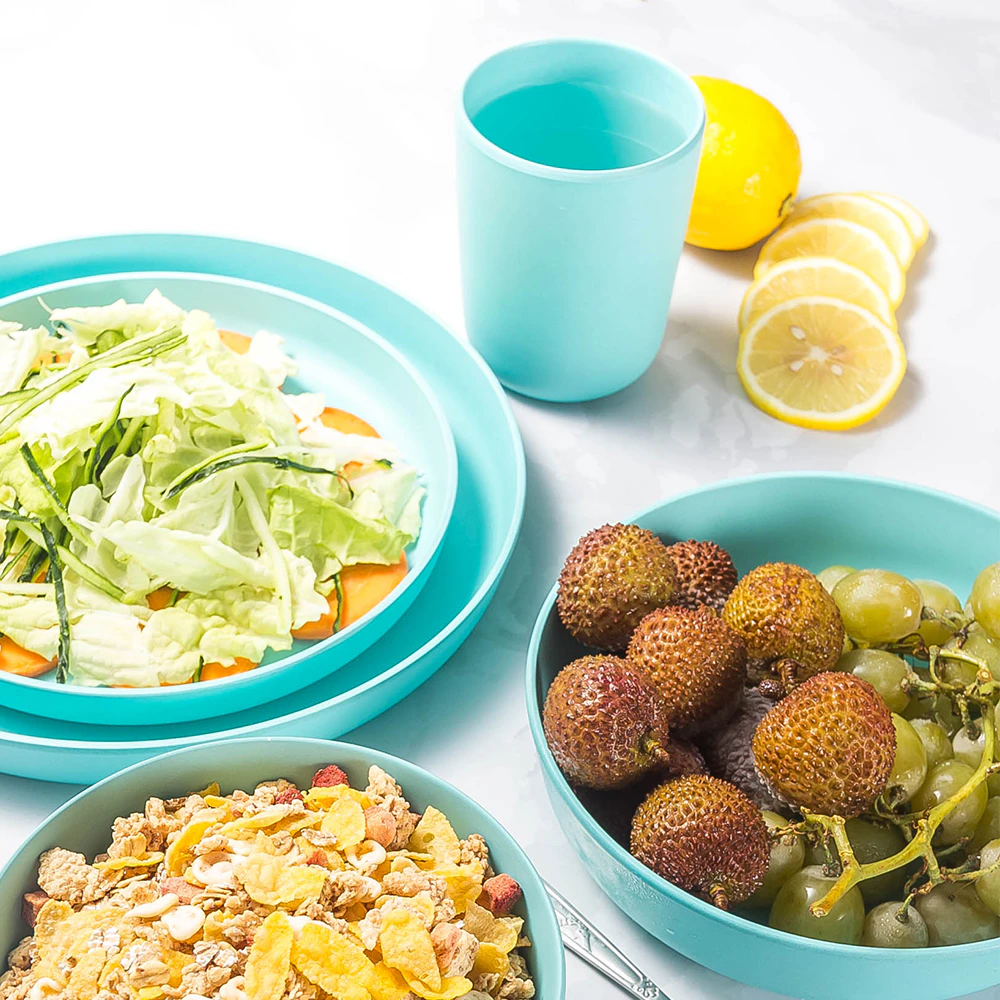 Scandi Bamboo Plate Set