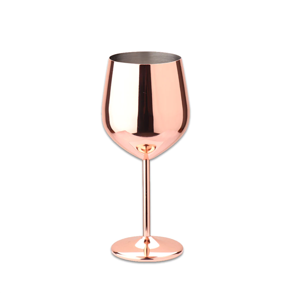 Stainless Steel Goblet Wine Glass