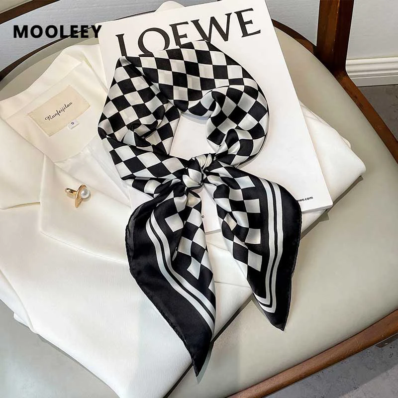 Classic Checkerboard Scarf
