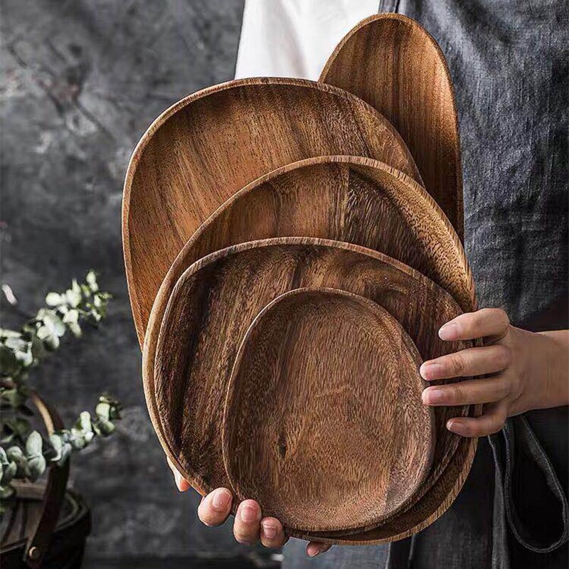 Walnut Serving Plates