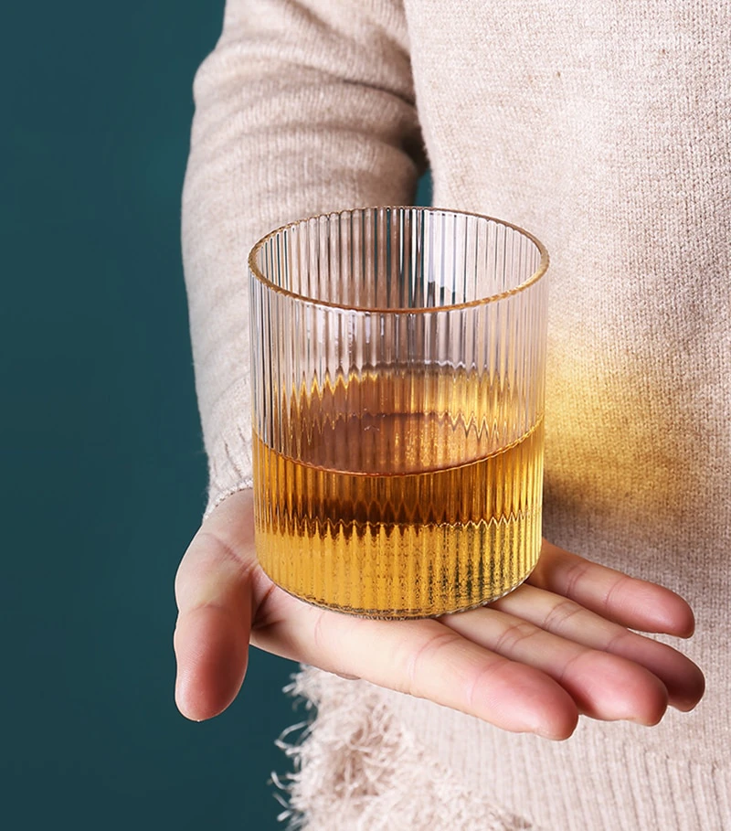 Ribbed Whiskey Glass