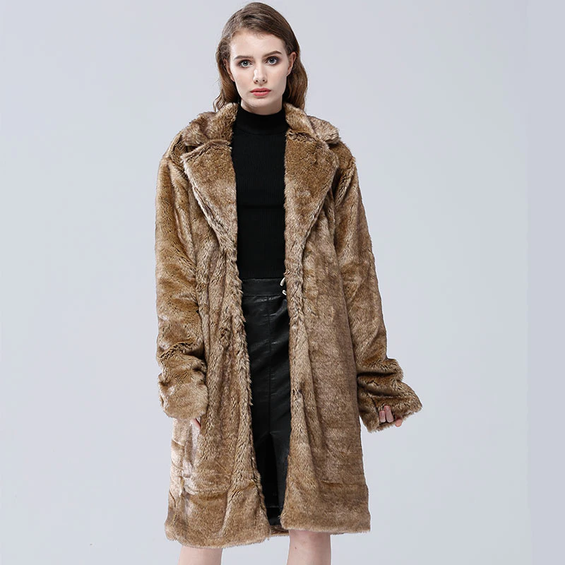 Faux Fur Coat