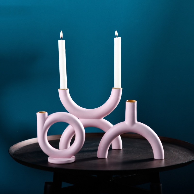 Colorful Abstract Candlesticks