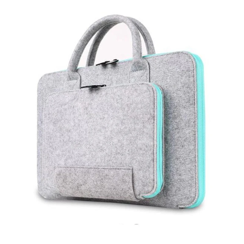 Felt Laptop Handle Briefcase