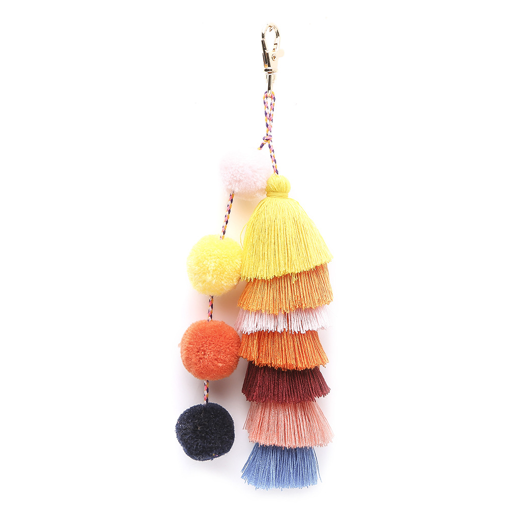 Bohemian Tassel Keychain