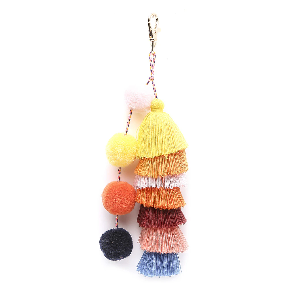 Bohemian Tassel Keychain