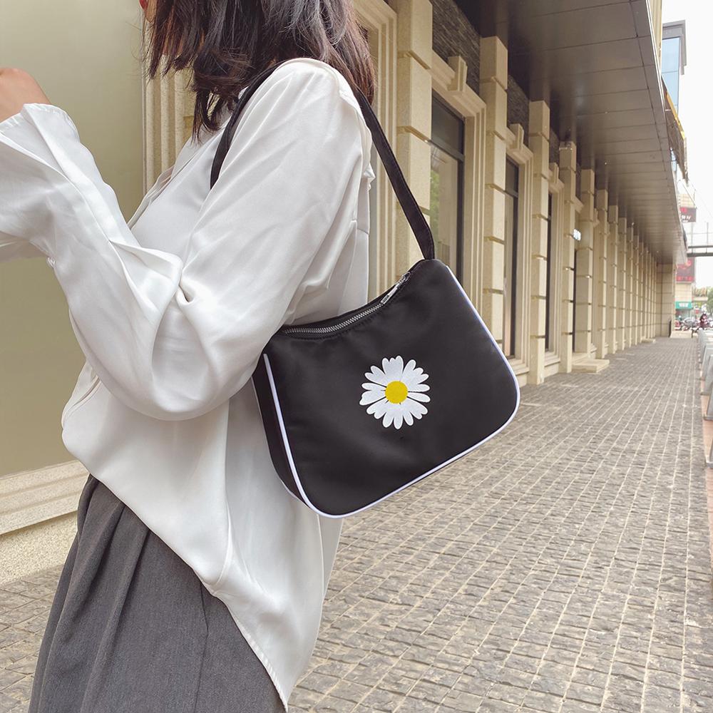 Retro Daisy Print Mini Bag