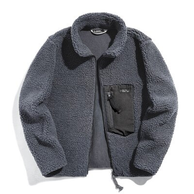 Mens Fleece Pocket Jacket