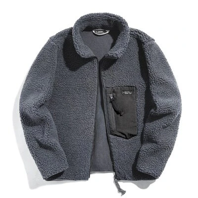 Mens Fleece Pocket Jacket