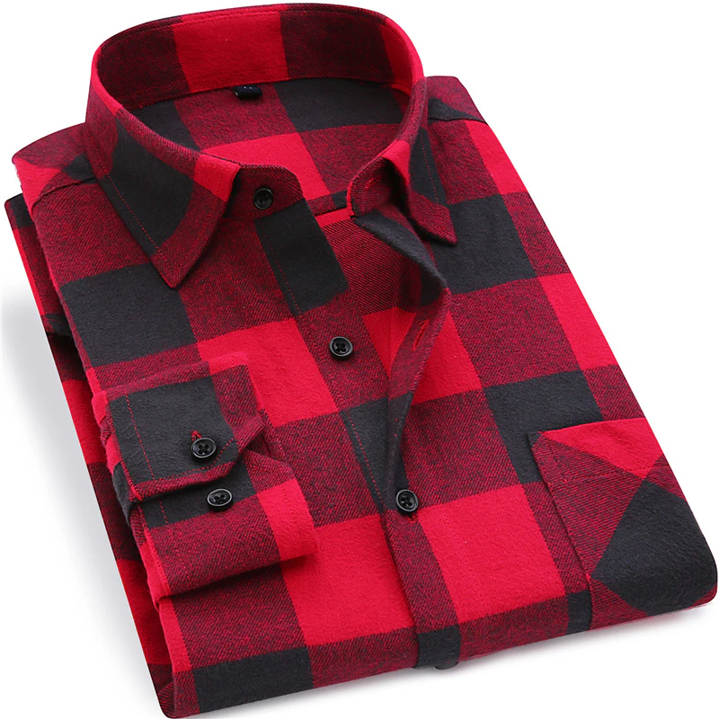 Mens Plaid Shirt