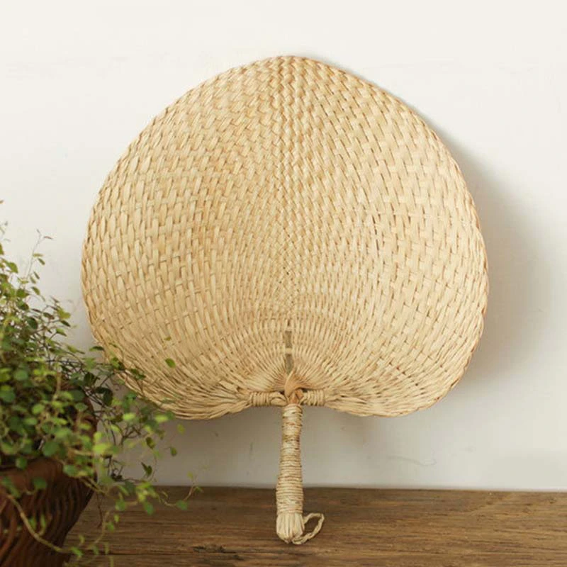 Straw Weave Fan