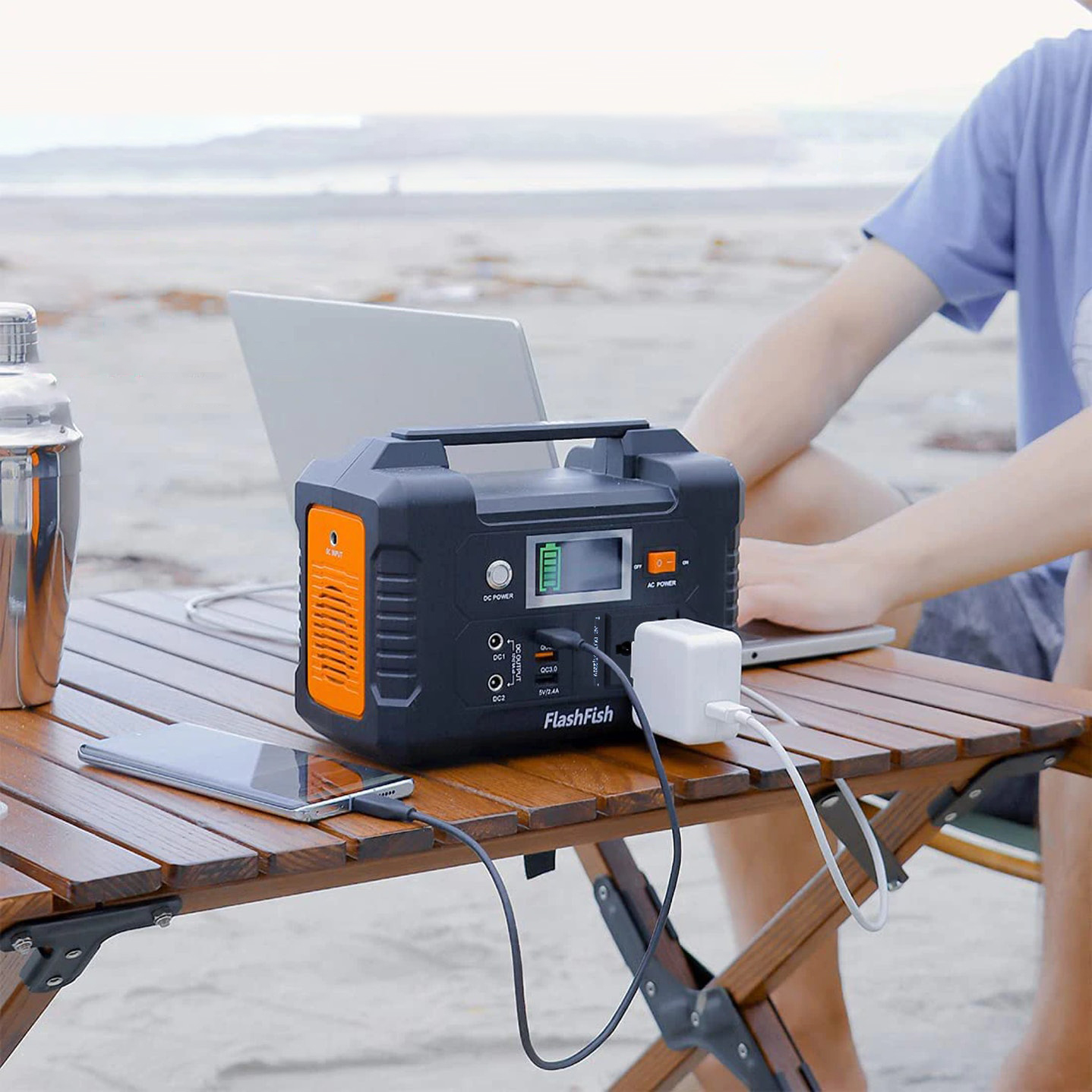 Flashfish 200W Rugged Portable Power Station