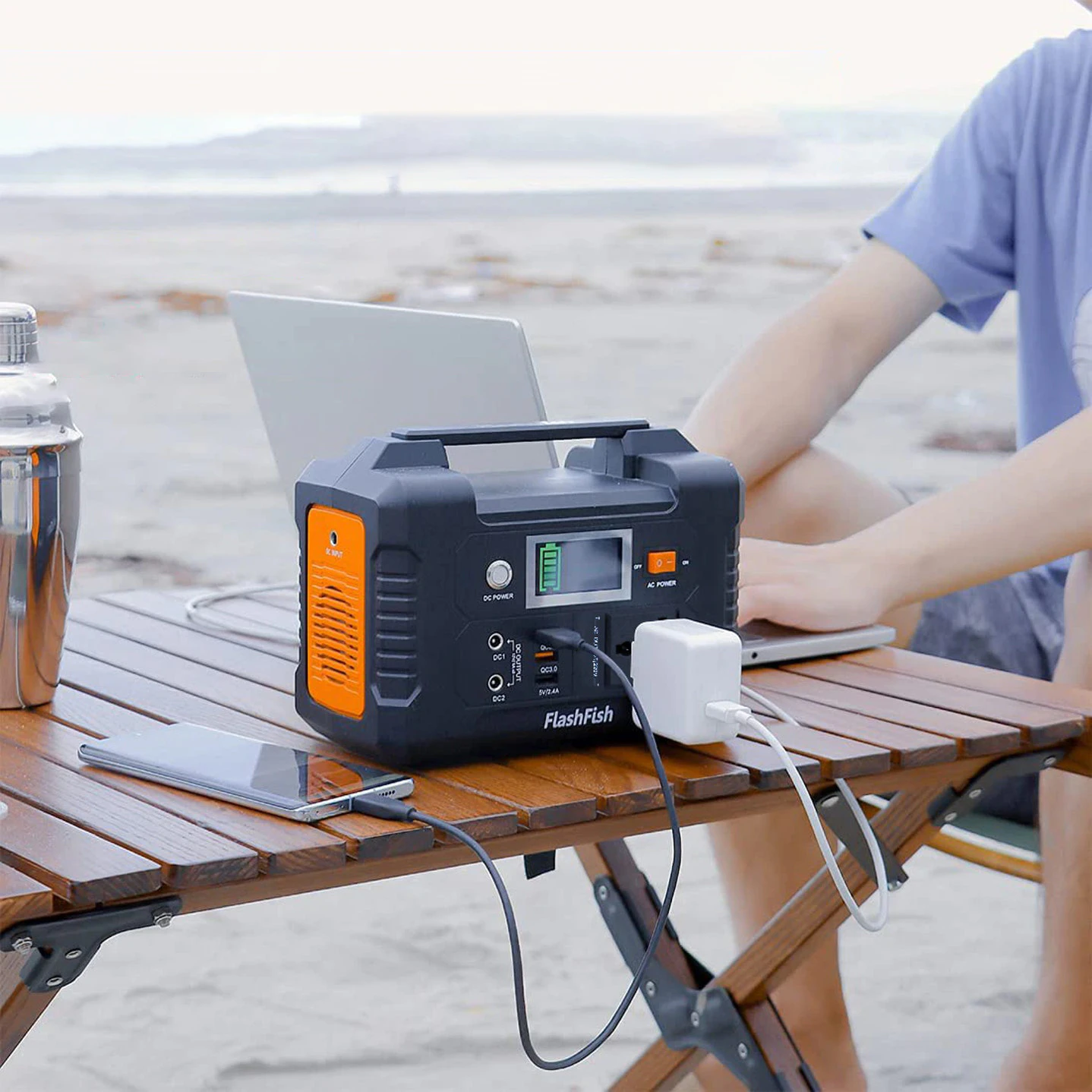 Flashfish 200W Rugged Portable Power Station