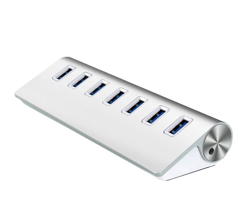 Aluminium 7 Port USB C Hub