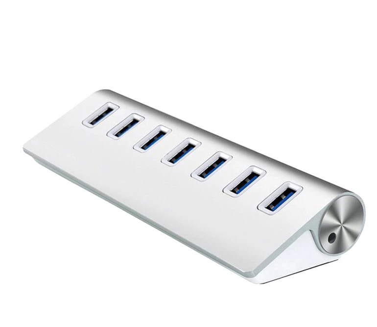 Aluminium 7 Port USB C Hub