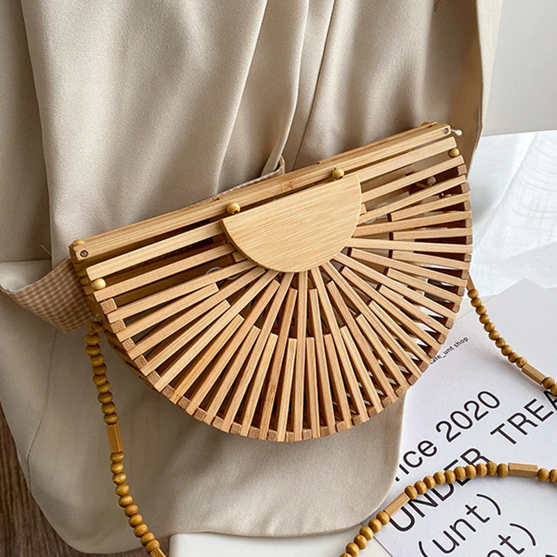 Bamboo Woven Handbag