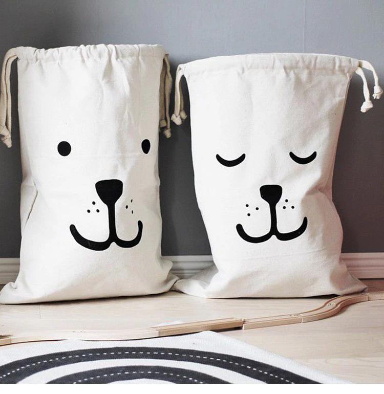 Canvas Print Laundry Bag