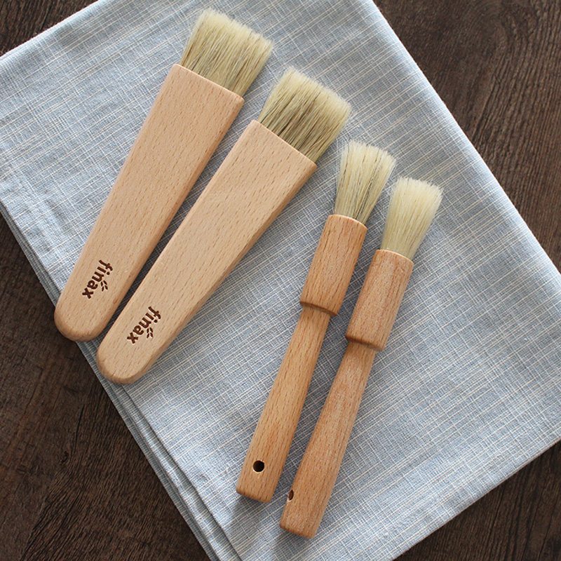 2pc Wooden Oil Brush