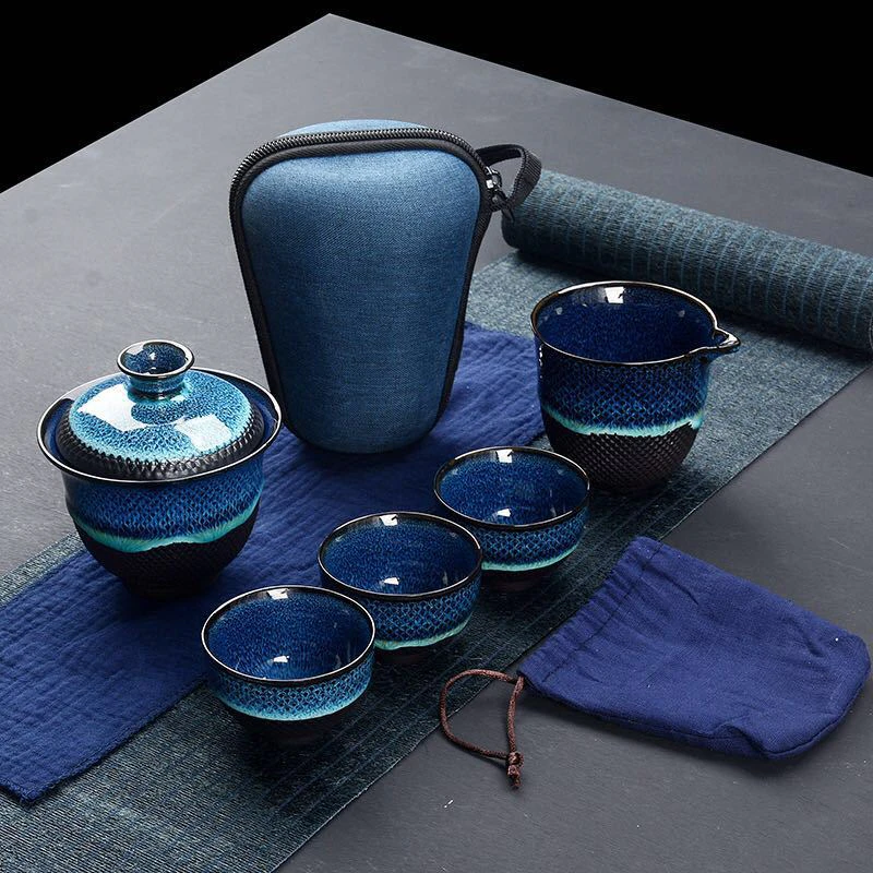 Glazed Ceramic Tea Set