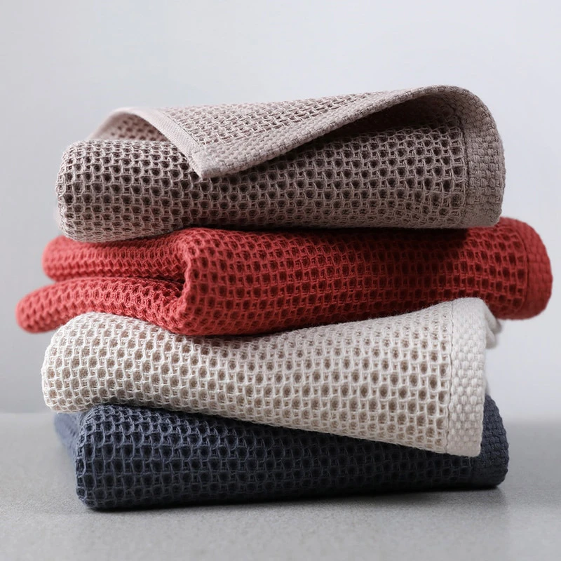 Waffle Knit Face Cloth