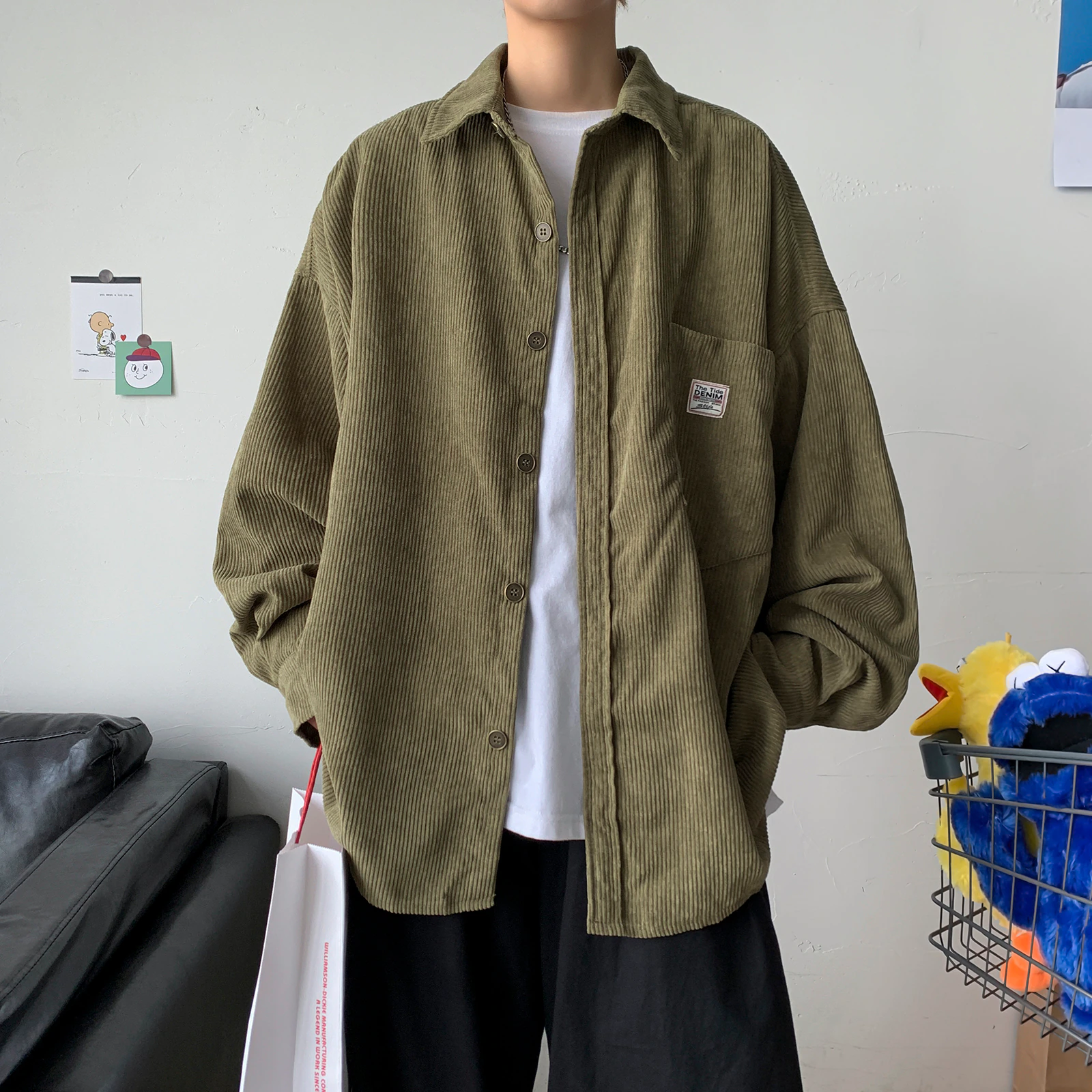 Oversized Corduroy Shacket