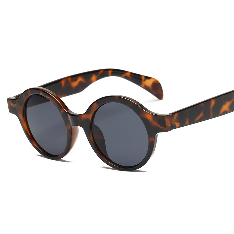 Leopard Round Sunglasses