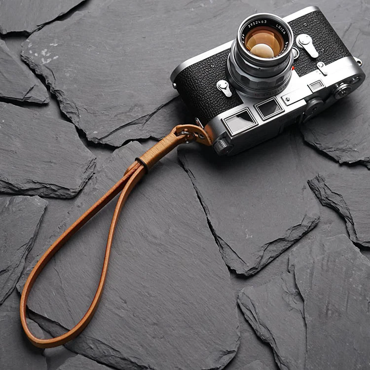 Genuine Leather Camera Wrist Strap