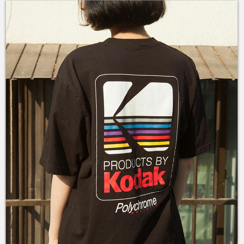 Vintage Kodak Logo Print Tee