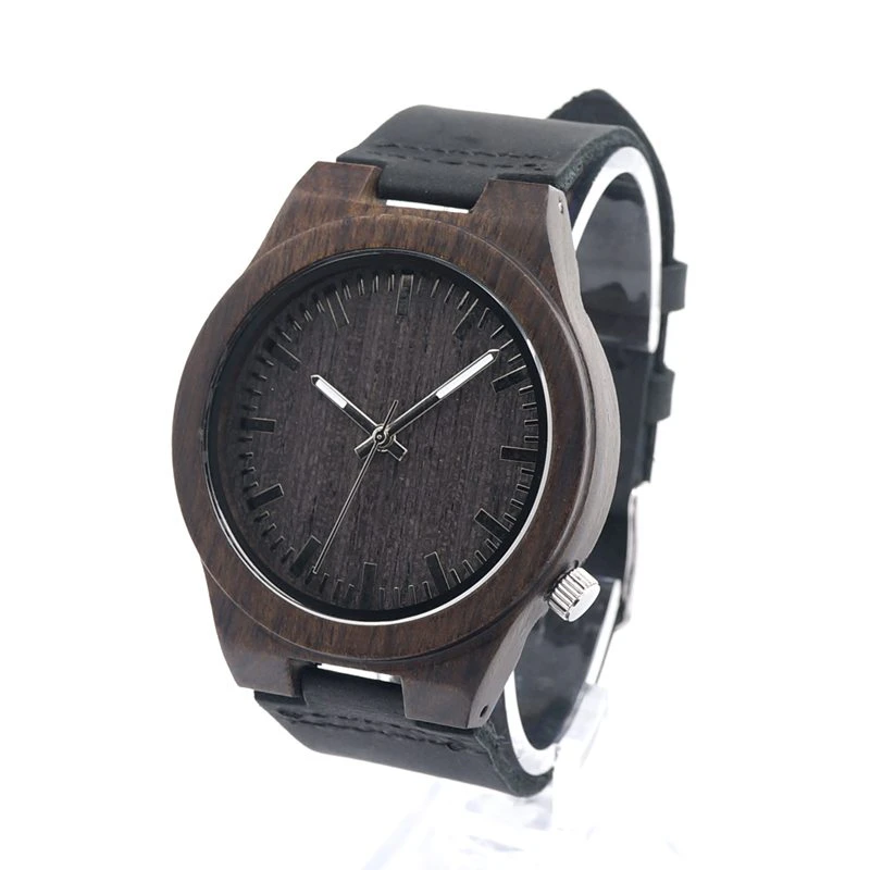 Black Wooden Watch