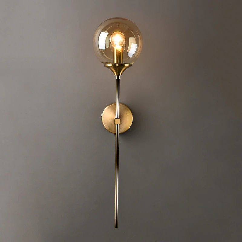 Gold Dome Wall Sconce