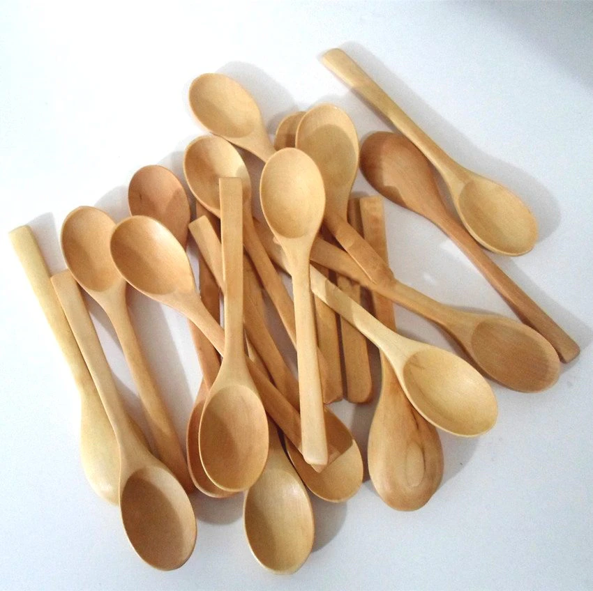 20pc 18cm Wooden Spoons