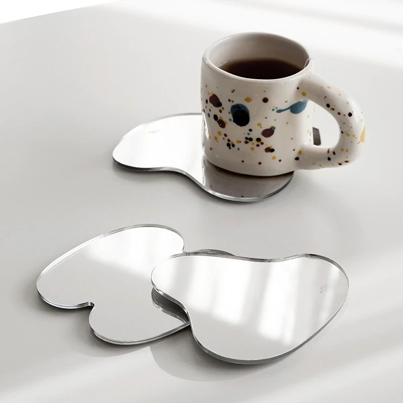 Mirrored irregular Coasters
