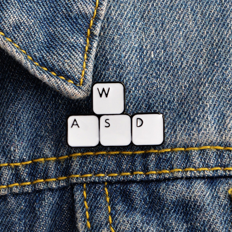 WASD Enamel Pin