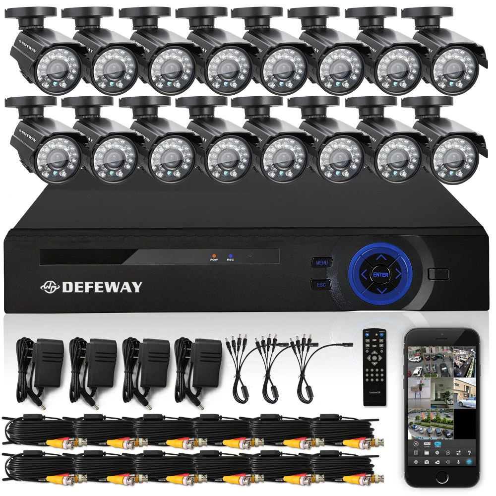 16 Camera Night Vision Security System