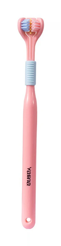 Three-Sided Toothbrush