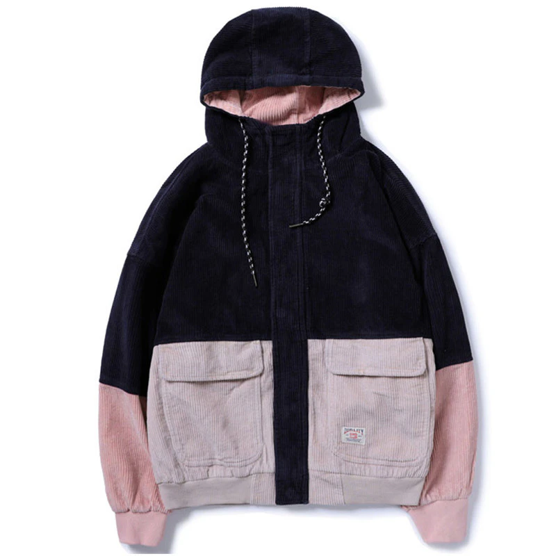 Corduroy Hooded Jacket