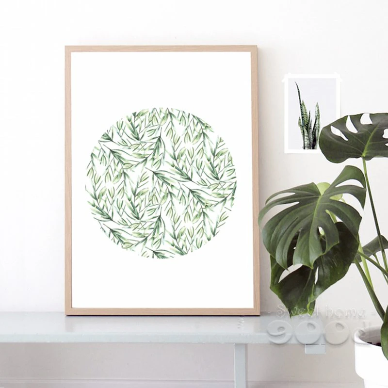 Tropical Leaf Canvas Painting
