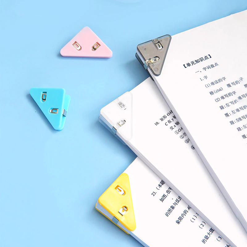 Corner Paper Clip Set