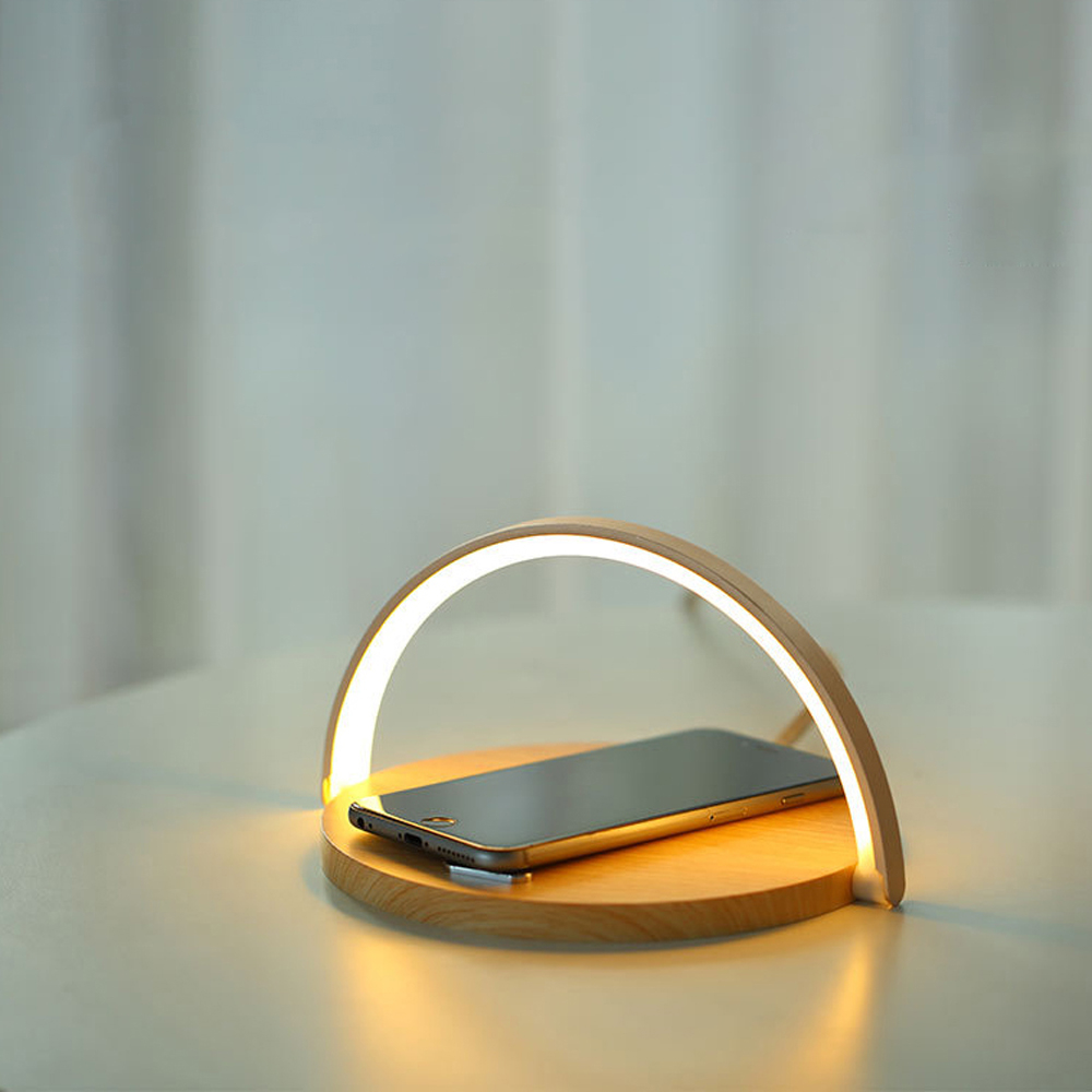 Qi Wireless Charge Lamp