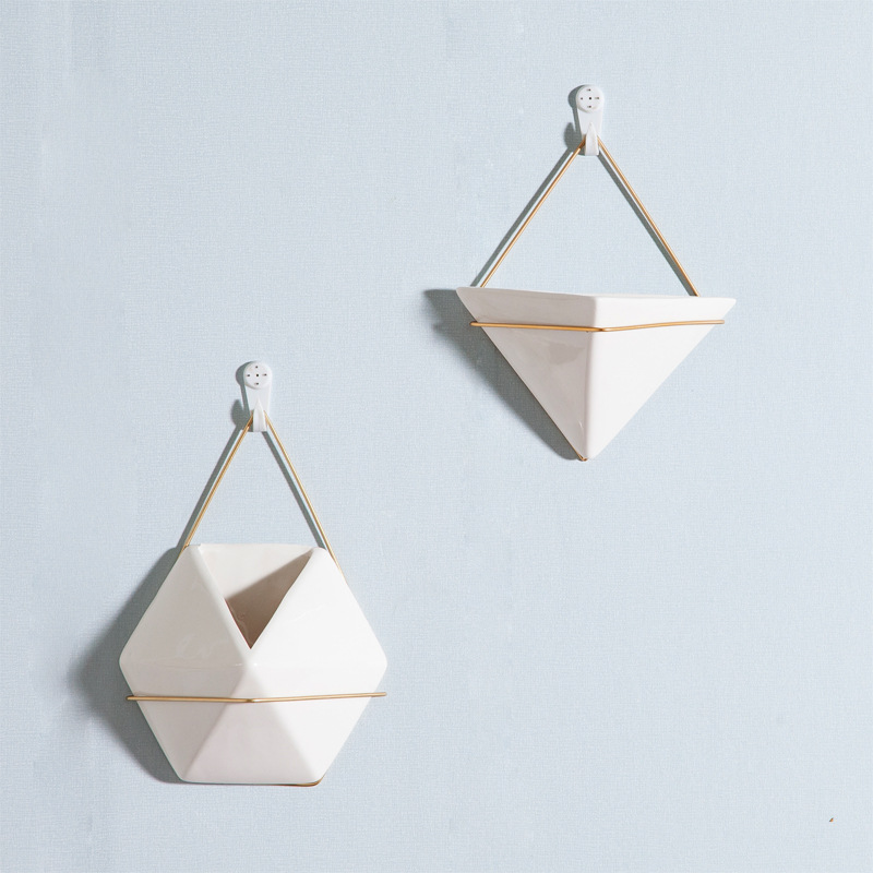 Nordic Hanging Ceramic Planters