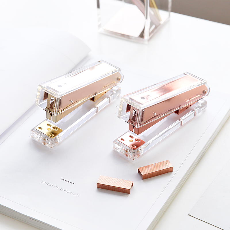 Acrylic Rose Gold Stapler